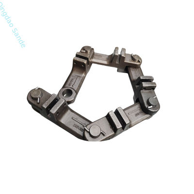 Custom Die Forged Parts Scraper Chains Precision Stainless / Carbon Steel Forging