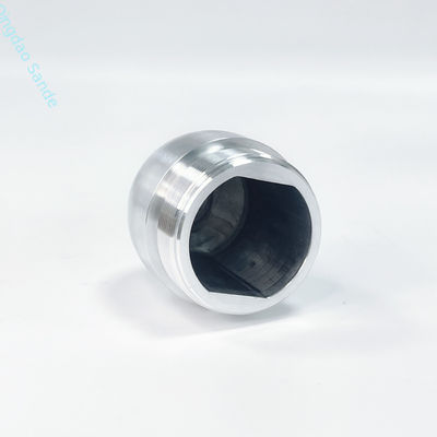 Round End Caps Forged Aluminum Railing Parts 73000 PSI Tensile Yield Strength