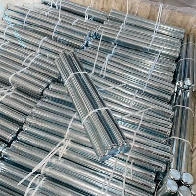 Hot-Dip Galvanized Australian Carbon Steel Round Bars - CNC Machined Industrial Roller Rods with Customizable Length