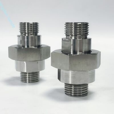 CNC Precision Stainless Steel High-Pressure Double Male Thread Union | Fully Welded Check Valve