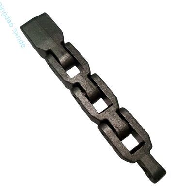 Cast Steel Scraper Flights & Chain Parts For High-Wear Coal Conveyors