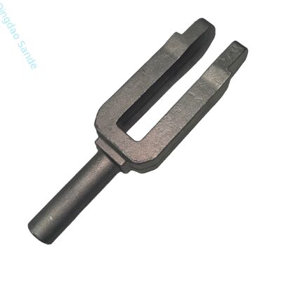 High-strength Carbon Steel Hot Forging Processed U-shaped Fork Pin Shaft