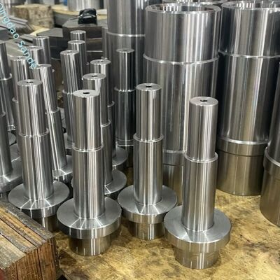 CNC Machined Forged Flange Dual Stepped Shaft in Alloy Steel for Heavy-Duty Applications