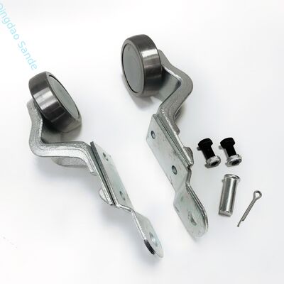 Heavy-Duty Hanging Chain Trolley Wheel Assembly with Hot-Dip Galvanized Precision Forged Conveyor Slide Bracket Kit